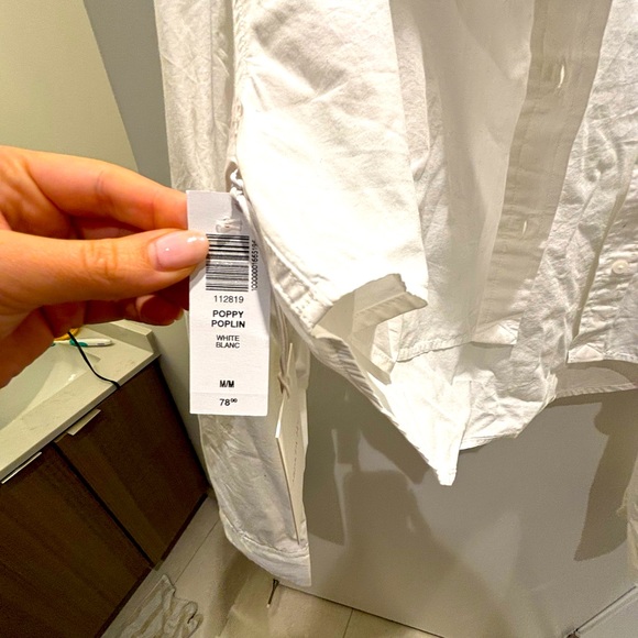 Aritzia cropped collared white shirt - Picture 6 of 6